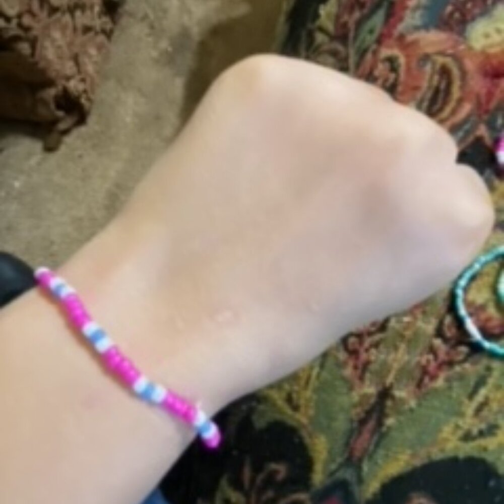 Pink and Purple Bracelet